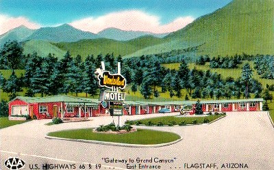 Wonderland Motel Vintage Postcard