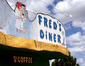Fred's Diner at Bedrock City, Arizona