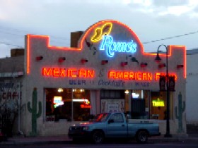 Romo's Restaurant in Holbrook, Arizona