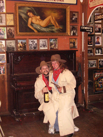 Dave and Kathy at Big Nose Kate's Saloon