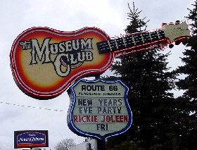 Museum Club Sign in Flagstaff, Arizona
