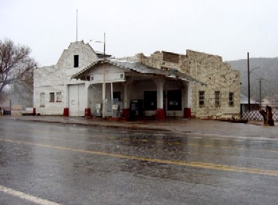 Abandoned station in Peach Springs Arizona