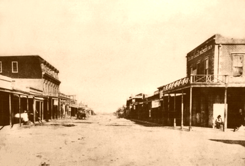 Allen street in 1882