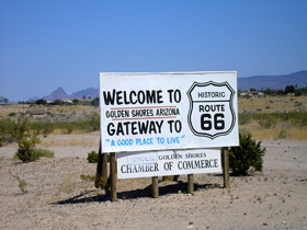 Welcome to Golden Shores, Arizona