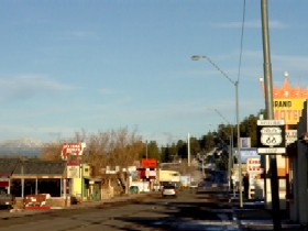 Route 66 through Williams, Arizona