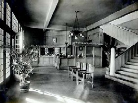 Harvey House Lobby in Barstow, California