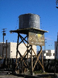 Old watertower in Barstow, Callifornia