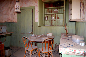 Home interior, Bodie, California
