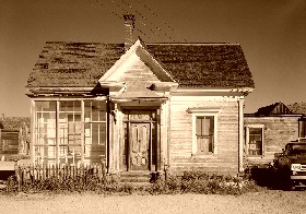 J.S. Cain House in Bodie, California