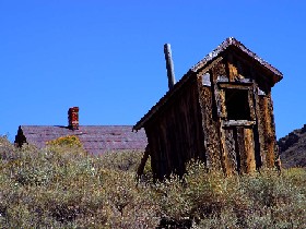 Bodie, California Outhouse
