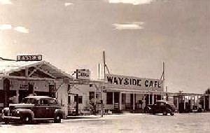 The Wayside in  Essex, California on Route 66. 
