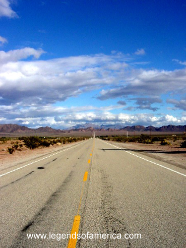 Route 66 East of Amboy California Kathy Weiser December 2004