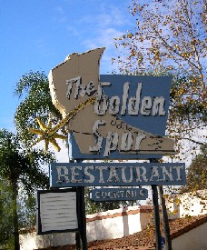 Golden Spur Sign in Glendora, California