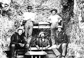 Miners in the Greenwater Mining District