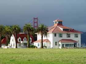 Historic Guard Station at the Presidio of San Francisco