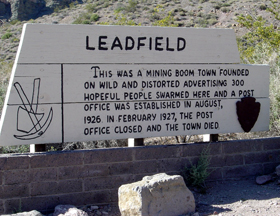 Leadfield, California