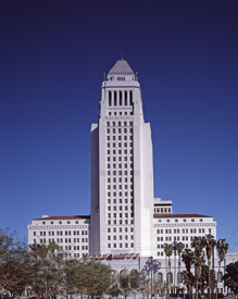 Los Angeles City Hall in downtown.