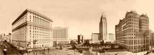 Downtown Los Angeles, California, 1948