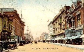 The early days of San Bernardino, California
