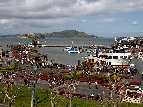 Fisherman's Wharf and San Francisco Bay
