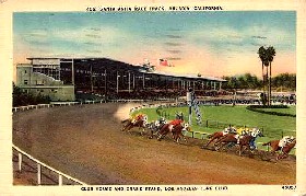 Santa Anita Racetrack in Arcadia, California.