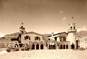 Scotty's Castle in Death Valley, California