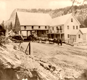 Strawberry Valley Station, Placerville Route, Yuba County, California, 1886