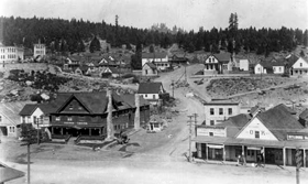 Historic view of Truckee, California.