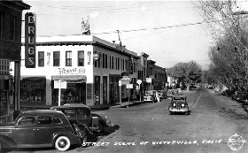 Route 66 through Victorville, California