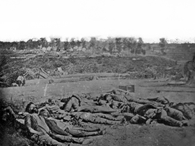 Confederate dead at Corinth, Mississippi