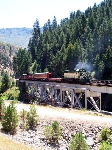 Scenic Train Ride in Idaho