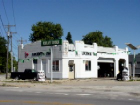Art deco ceramic tile station  Braidwood, Illinois.