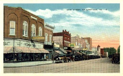 Collinsville, Illinois vintage postcard