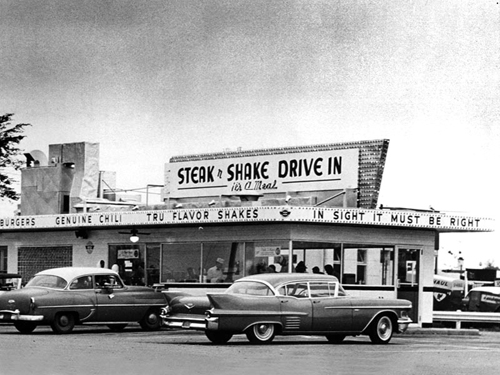 The first Steak n Shake in Normal, Illinois, courtesy Steak n Shake