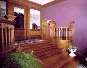 Foyer inside the Inn at 835 in Springfield, Illinois