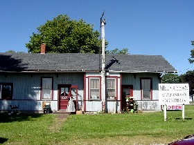 old train depot in McLean, Illinois