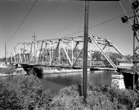 Bridge of I & M Canal in Romeoville, Illinois