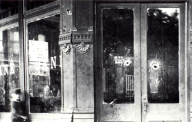 Condon Bank after gunfight