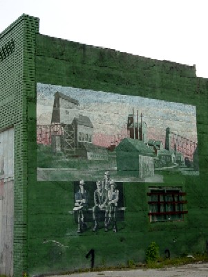 Mural on Route 66 in Galena, Kansas