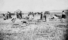 Graves of the many who the Benders killed.