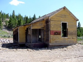Finntown outside of Leadville, Colorado