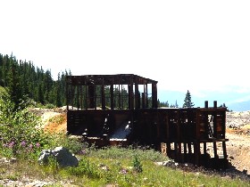 Silver King Road in Leadville, Colorado