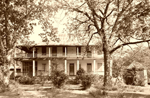 Dr. Rush Nutt's Laurel Hill Plantation House outside of Rodney, Mississippi