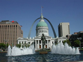 Jefferson Expansion National Memorial in St. Louis, Missouri