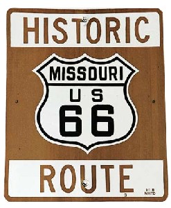 Missouri Route 66 Sign