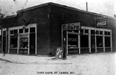 Rose Cafe in St James, Missouri