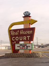 Rest Haven Court Sign, Springfield, Missouri