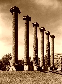 University of Missouri, First Building Columns, Columbia, Missouri