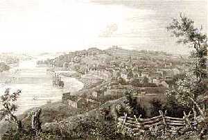 Weston Missouri Engraving-1853