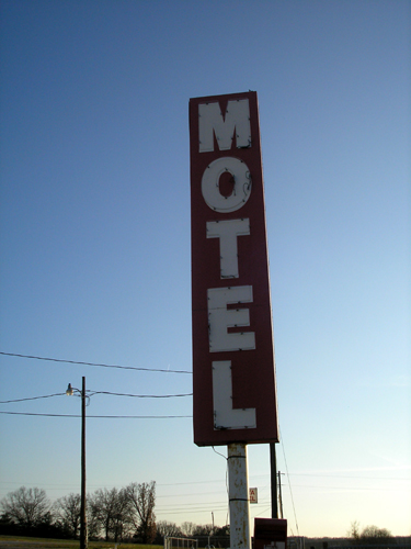 Delta Motel Sign in Stanton, Missouri